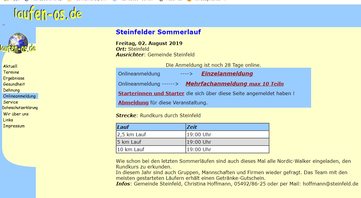 Volksbanken Laufcup Sonstiges